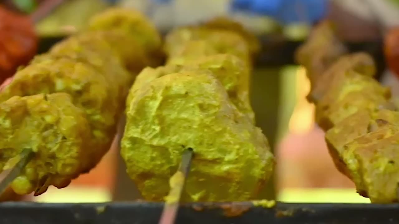 Paneer tikka and live counters being cooked at a function catered by Vinayak Caterers in Ahmedabad